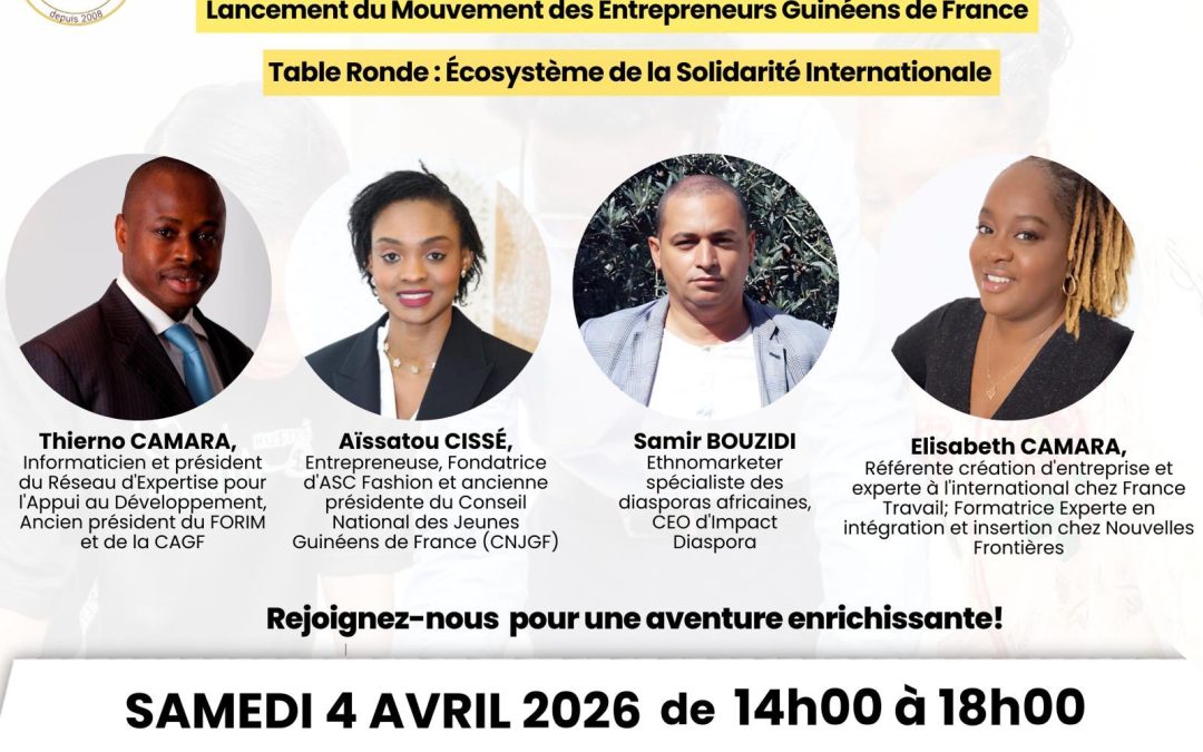Événement Incontournable : Lancement du Mouvement des Entrepreneurs Guinéens de France & Parcours d&rsquo;Intégration